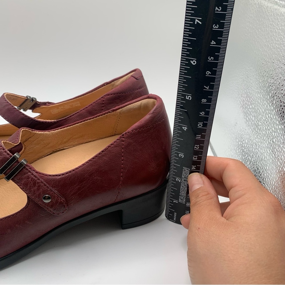 NWOB DANSKO | CALLISTA BURNISHED NUBUCK WINE Mary Jane heel size 39 US8-8.5 1407 - Picture 3 of 10